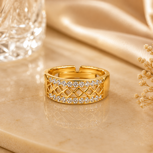 Spark Weave Ring