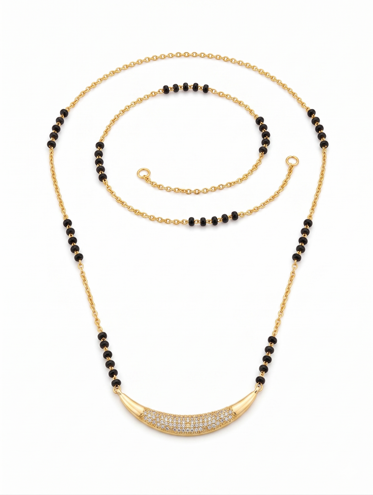 Tara Crescent Modern Mangalsutra