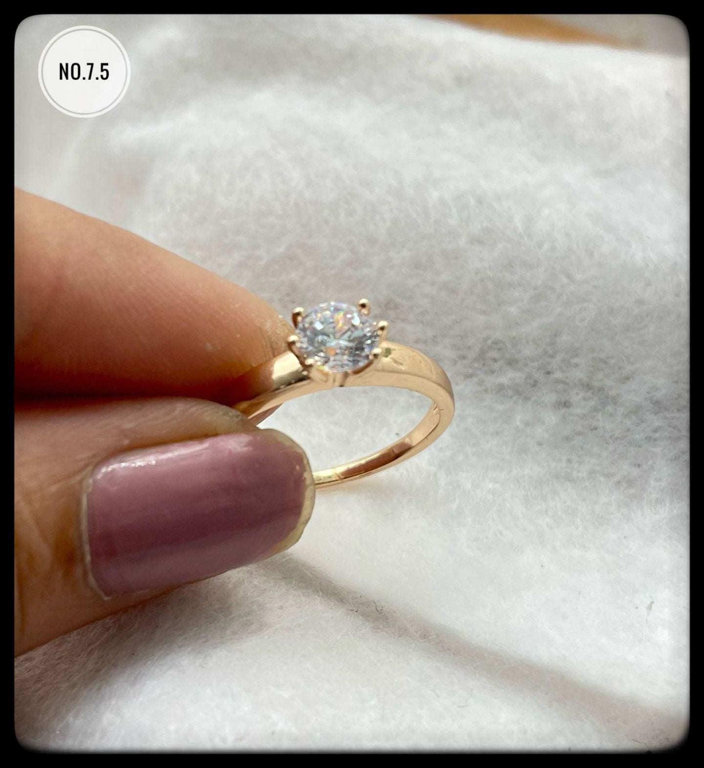 Aurora Promise Soltaire Ring