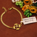 Tina One Gram Gold Plated Adjustable Bracelet for Women & Girls