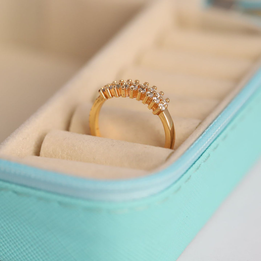Dazzle Duo Crystal Ring