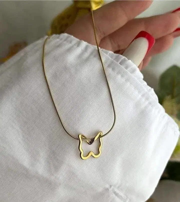 Golden Butterfly Necklace