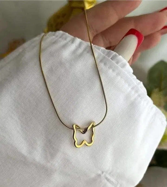 Golden Butterfly Necklace