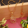 Gauri One Gram Gold Plated Chain Pendant