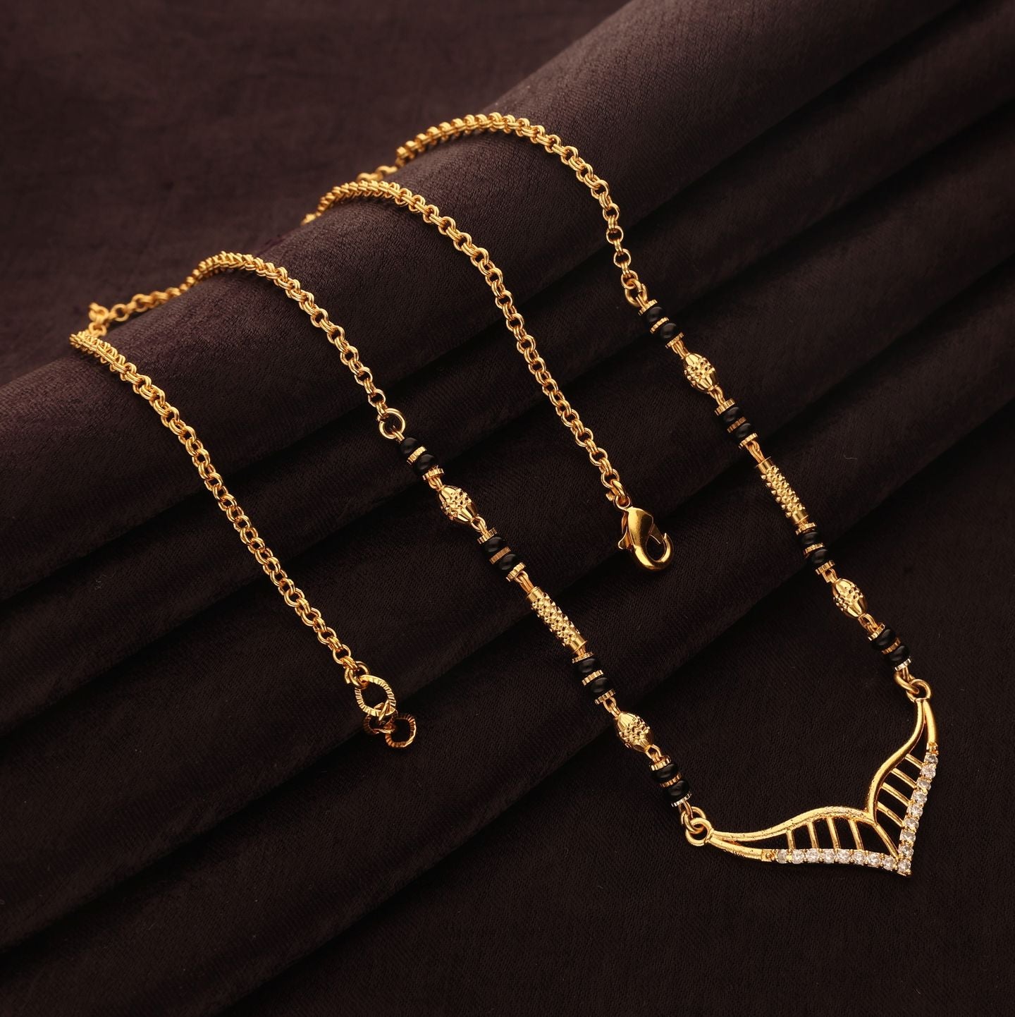 Anvika Gold Plated Mangalsutra