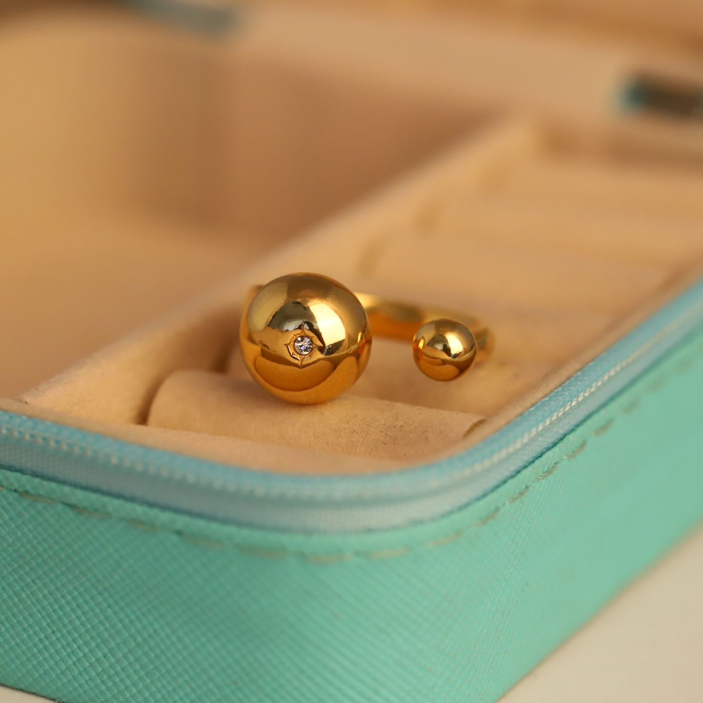 Golden Orbit Luxe Ring