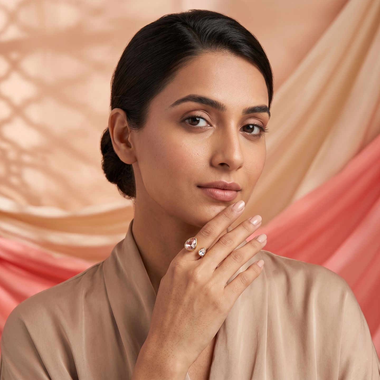 Dual Radiance Crystal Ring