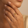 Infinity Aura Crystal Ring