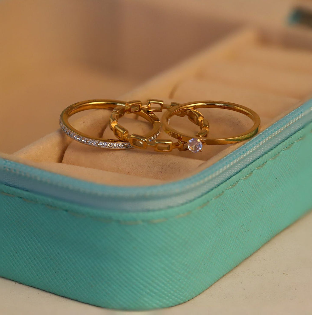 The Timeless Trinity Ring Set