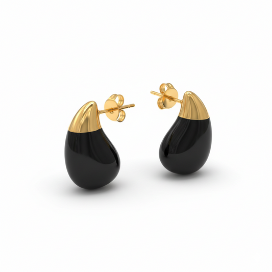 Midnight Elegance Drop Earring