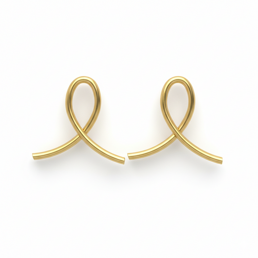 Golden Infinity Studs