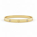 Premium Crystal-Studded Gold Bracelet