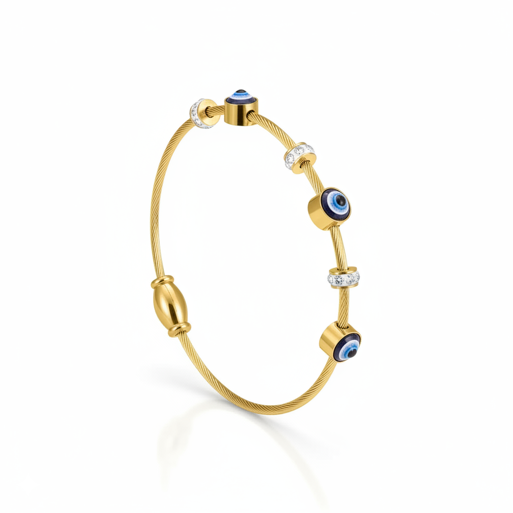 Astra Evil Eye Crystal Bracelet