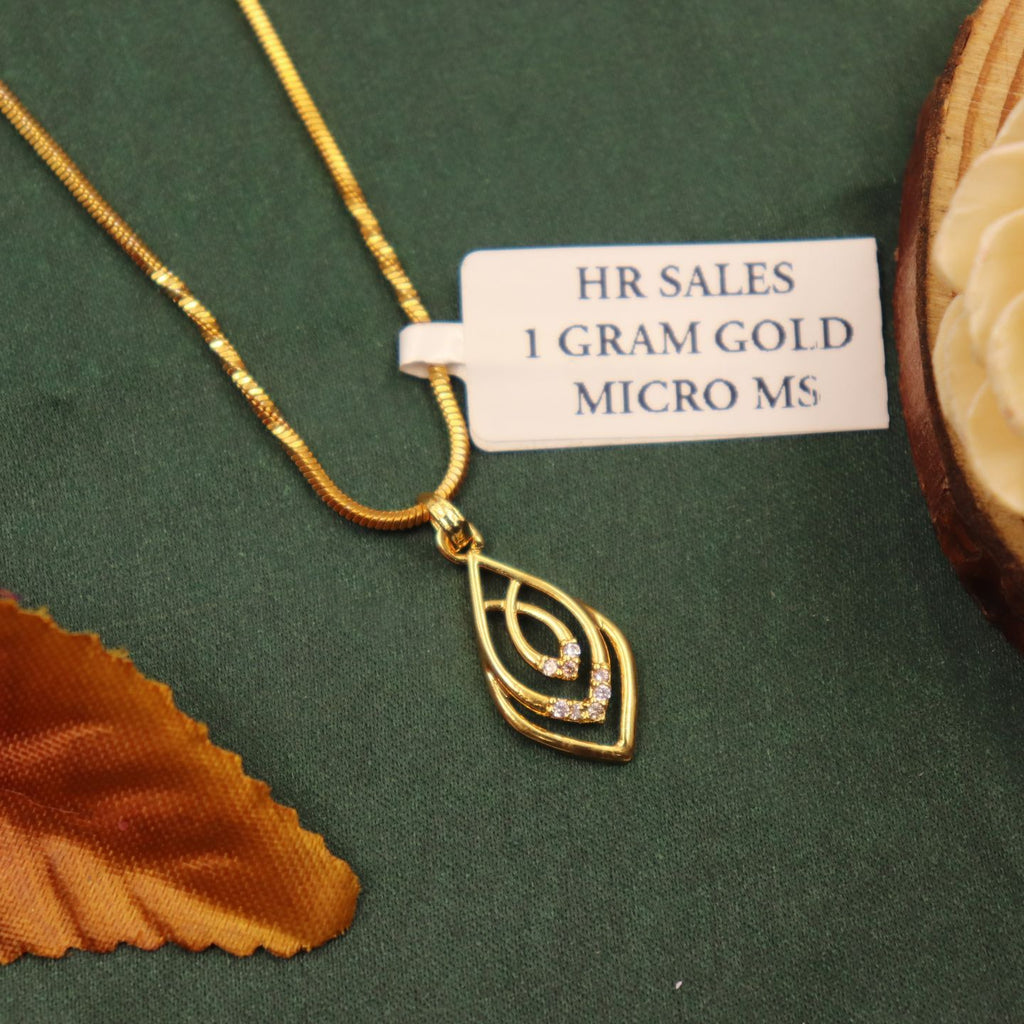 Tara One Gram Gold Plated Chain Pendant