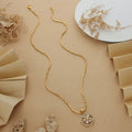 Devyani One Gram Gold Plated Pendant Chain