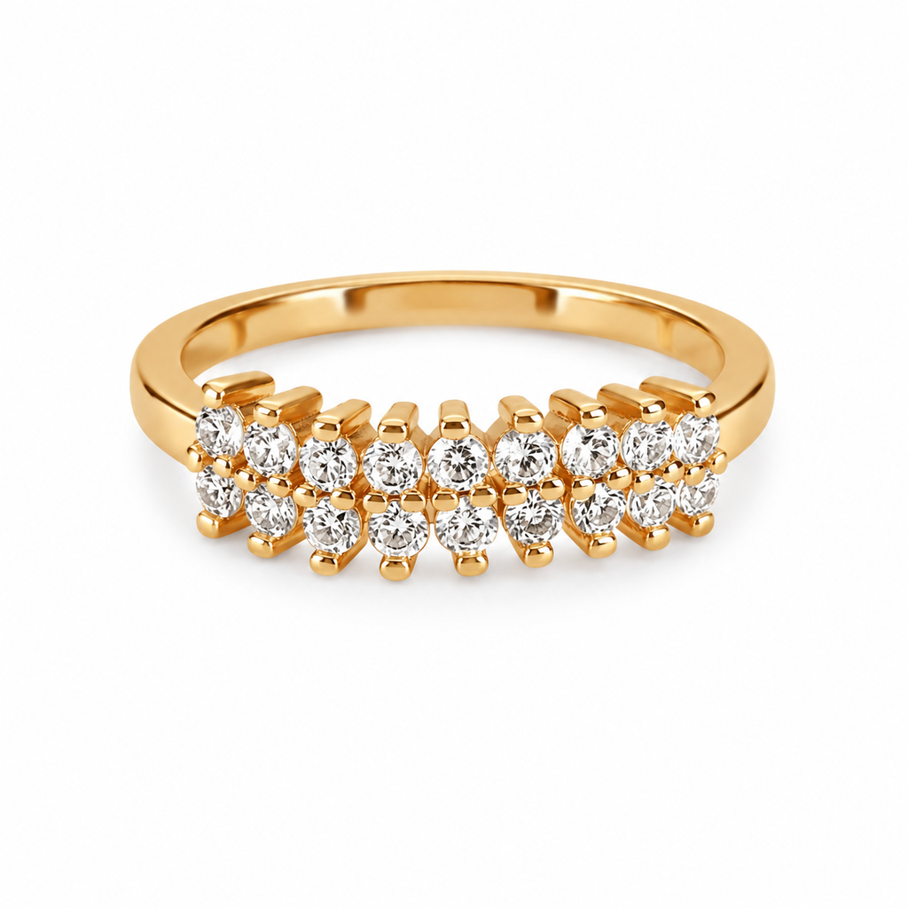 Dazzle Duo Crystal Ring
