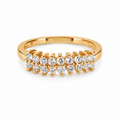 Dazzle Duo Crystal Ring