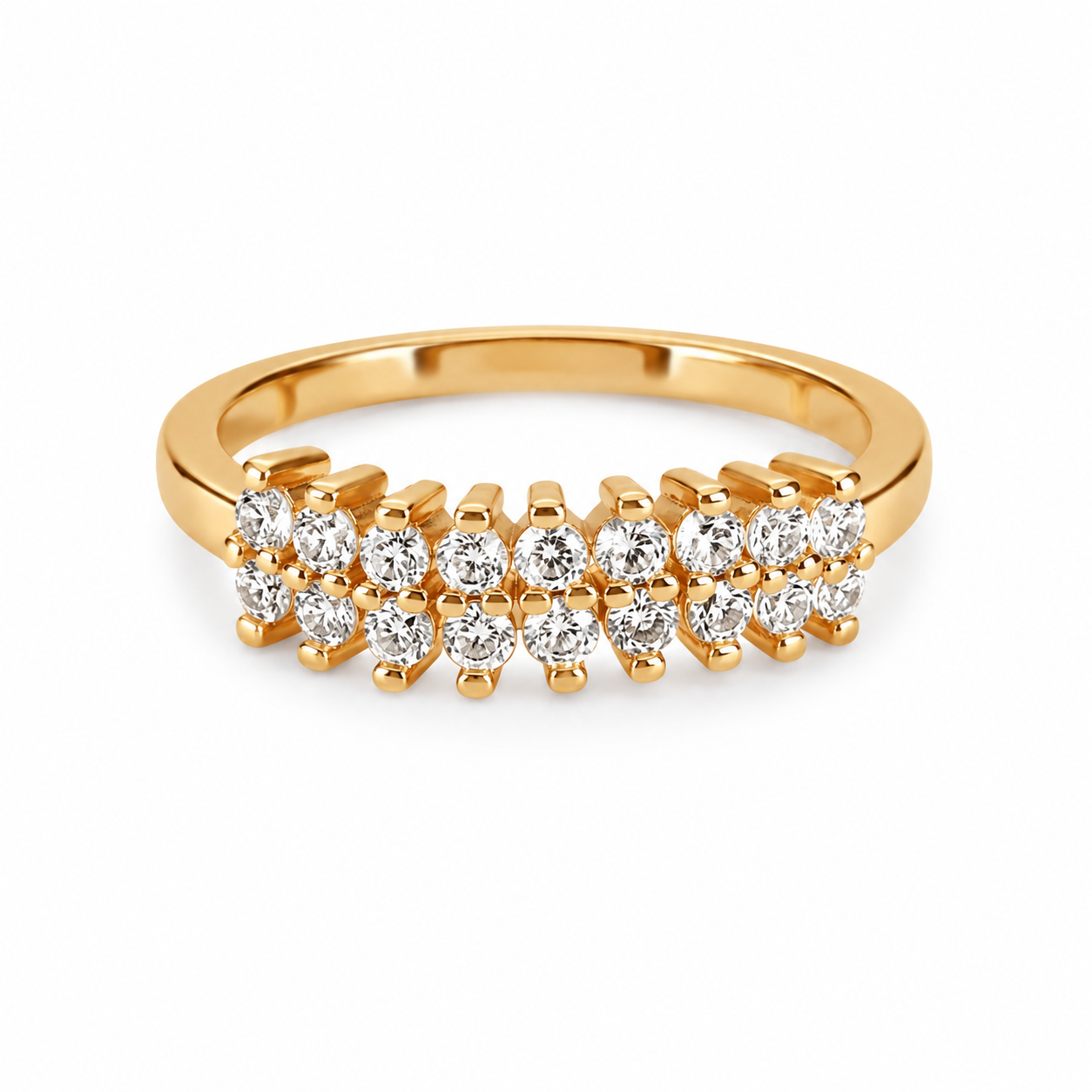 Dazzle Duo Crystal Ring