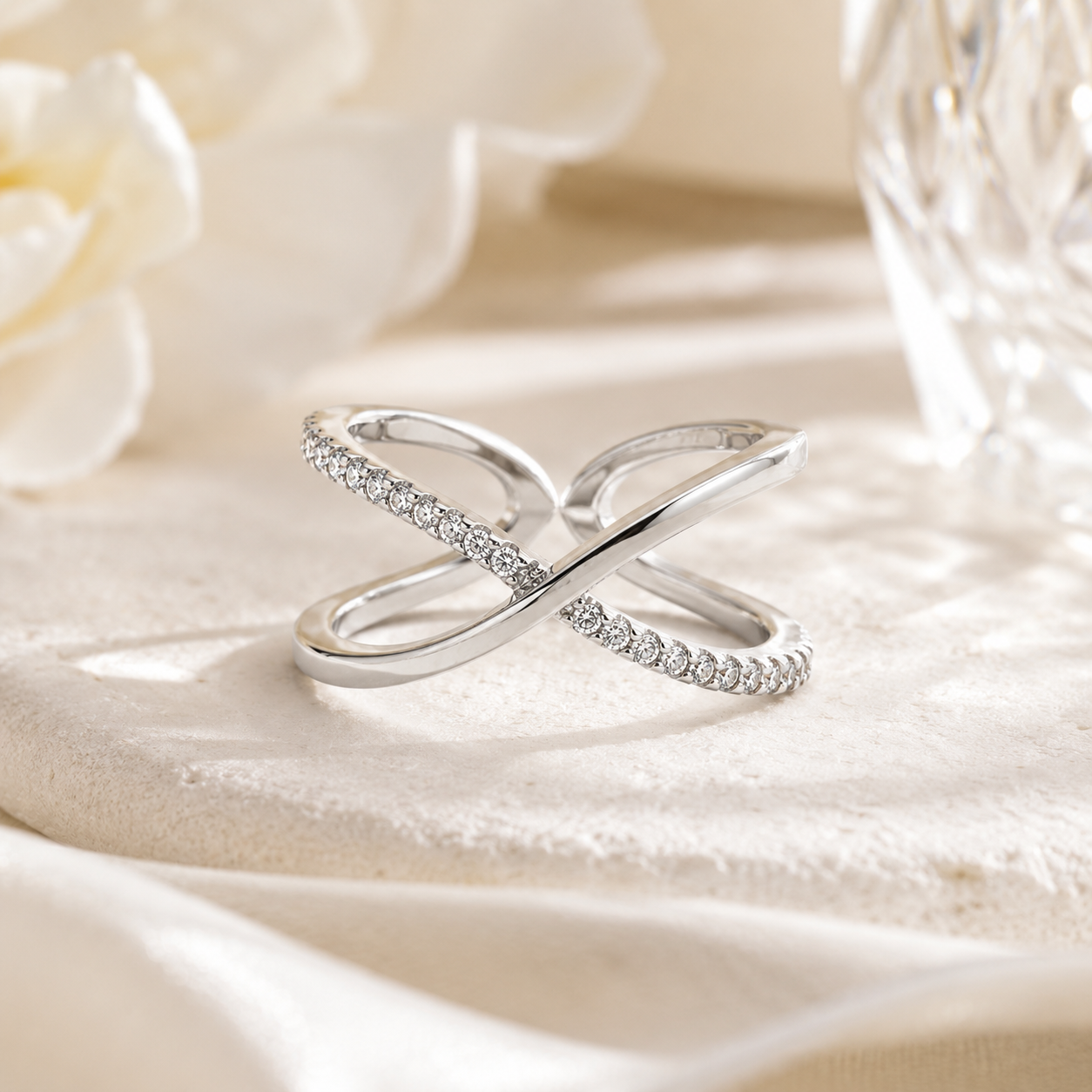 Infinity Luxe Crisscross Ring