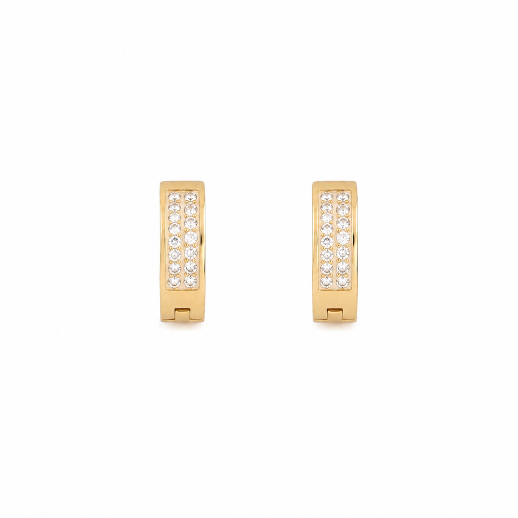 Crystal Glow Hoops