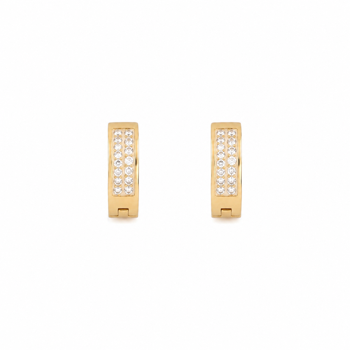 Crystal Glow Hoops