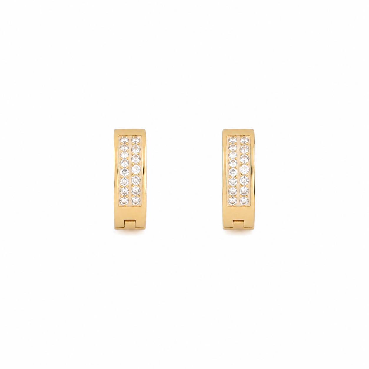 Crystal Glow Hoops