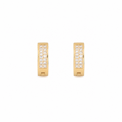 Crystal Glow Hoops