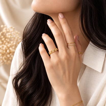 Lakshri Crown Of Elegance Ring