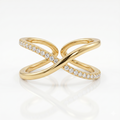 Infinity Luxe Crisscross Ring