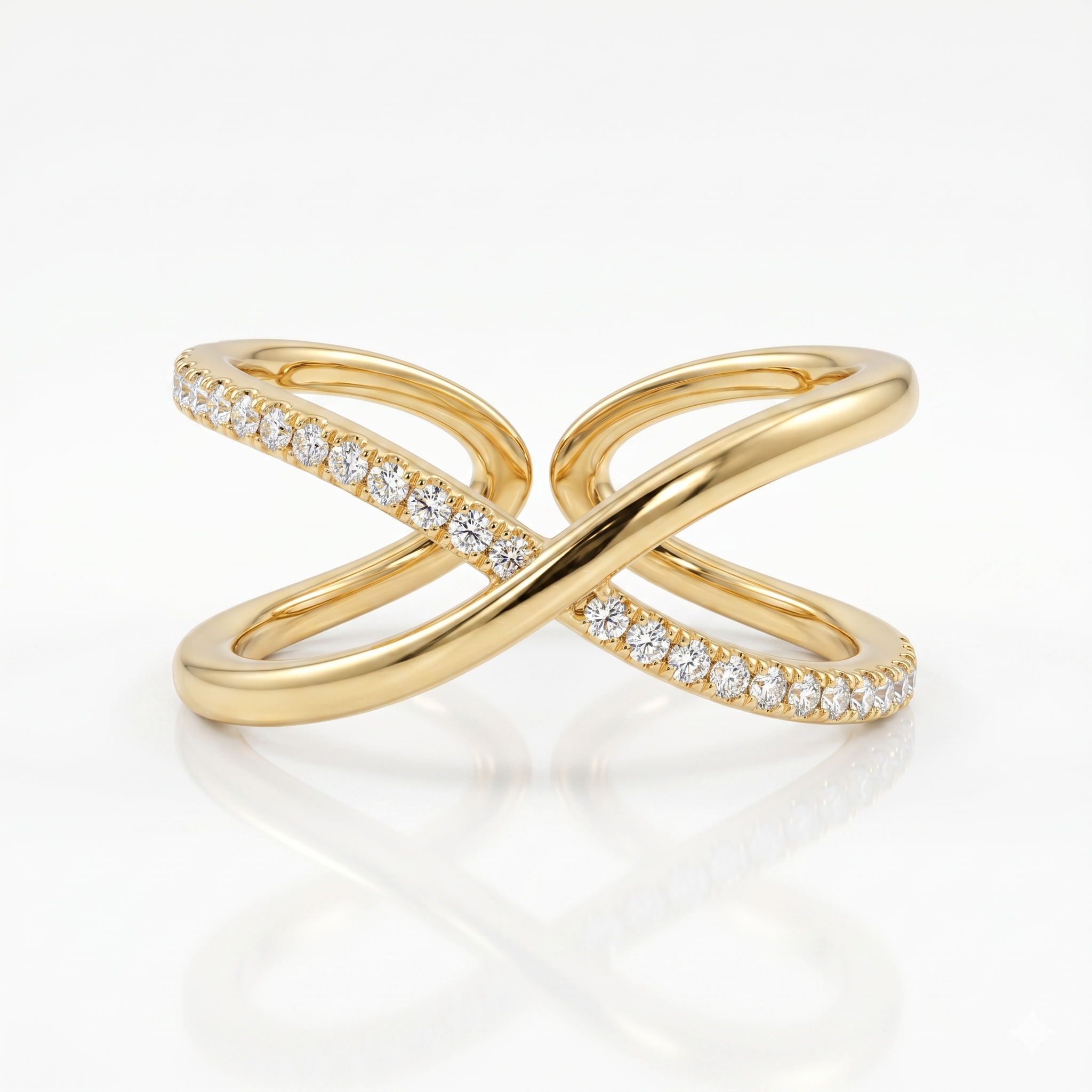 Infinity Luxe Crisscross Ring