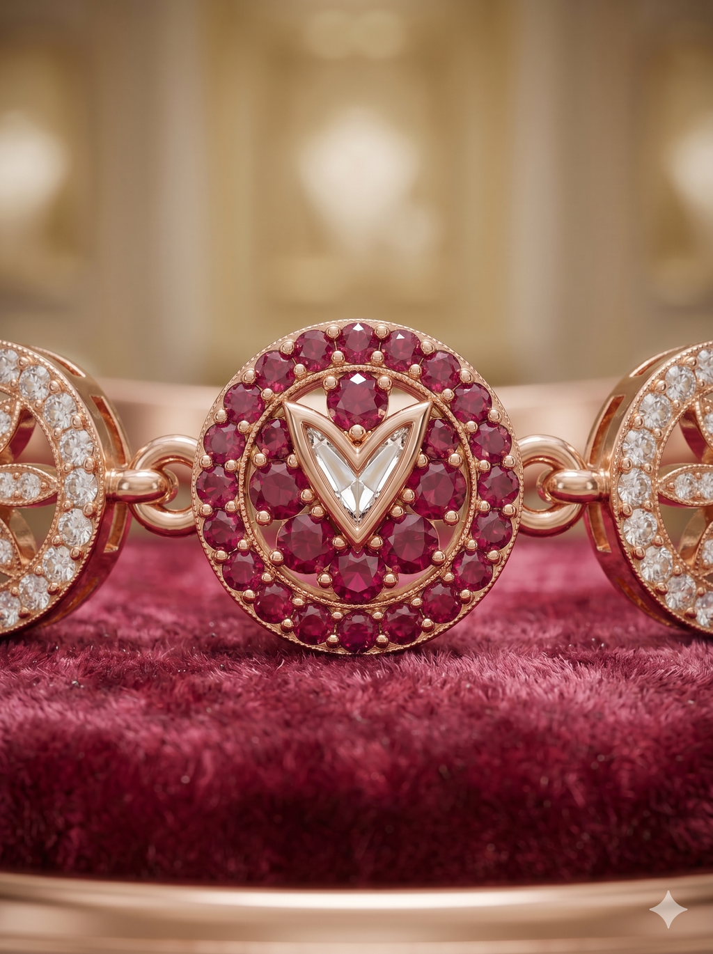 Delicate Floral Cluster Kada
