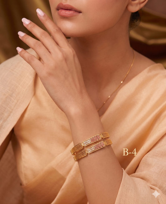 Ruby-Red Sparkle Bangles