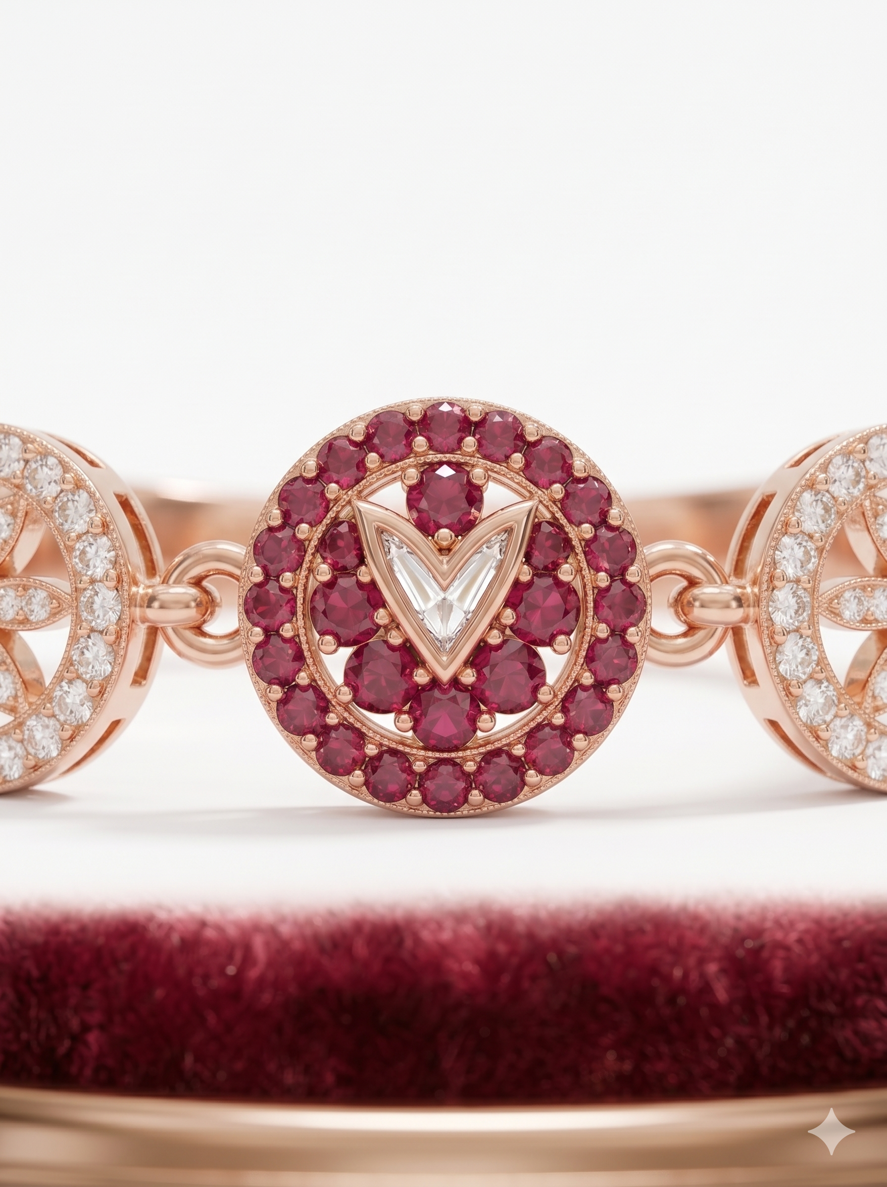 Delicate Floral Cluster Kada