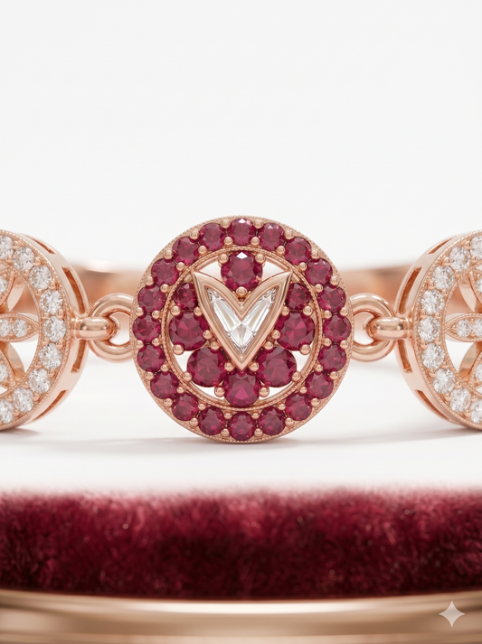 Delicate Floral Cluster Kada
