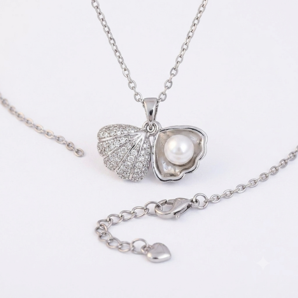 Pearl Shell Pendant Necklace