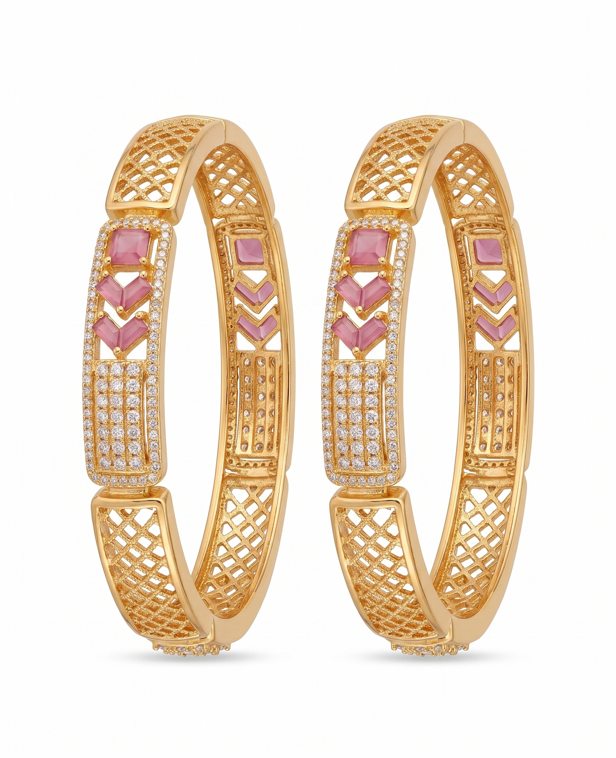 Ruby-Red Sparkle Bangles