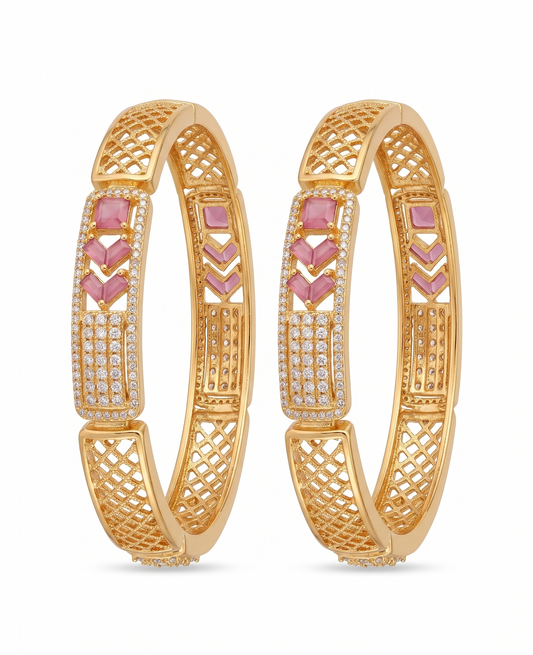 Ruby-Red Sparkle Bangles