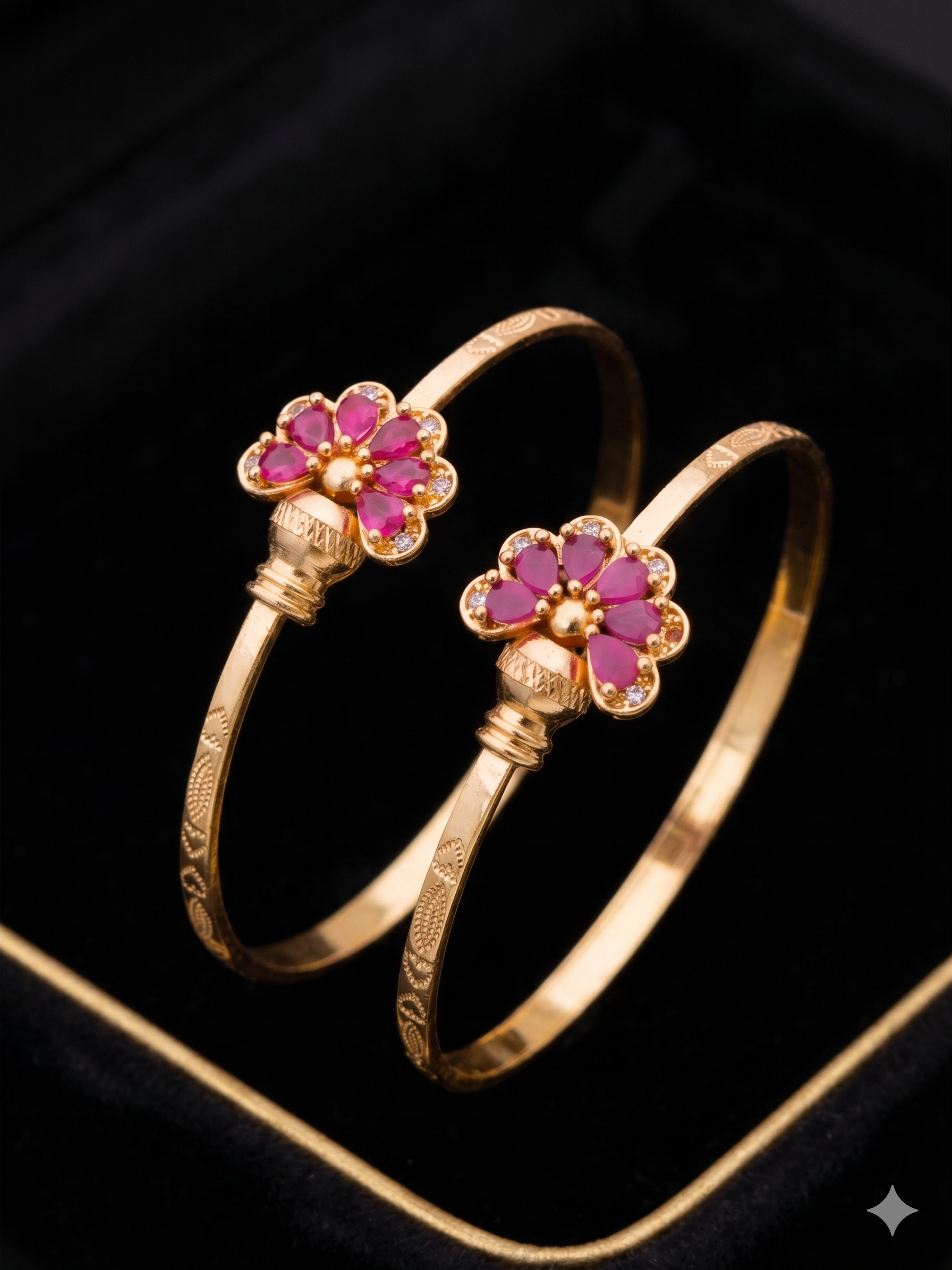 Charu Blossom Bangles