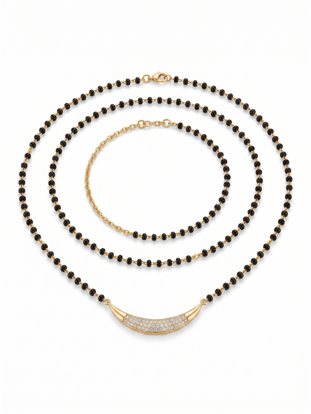 Tara Crescent Modern Mangalsutra