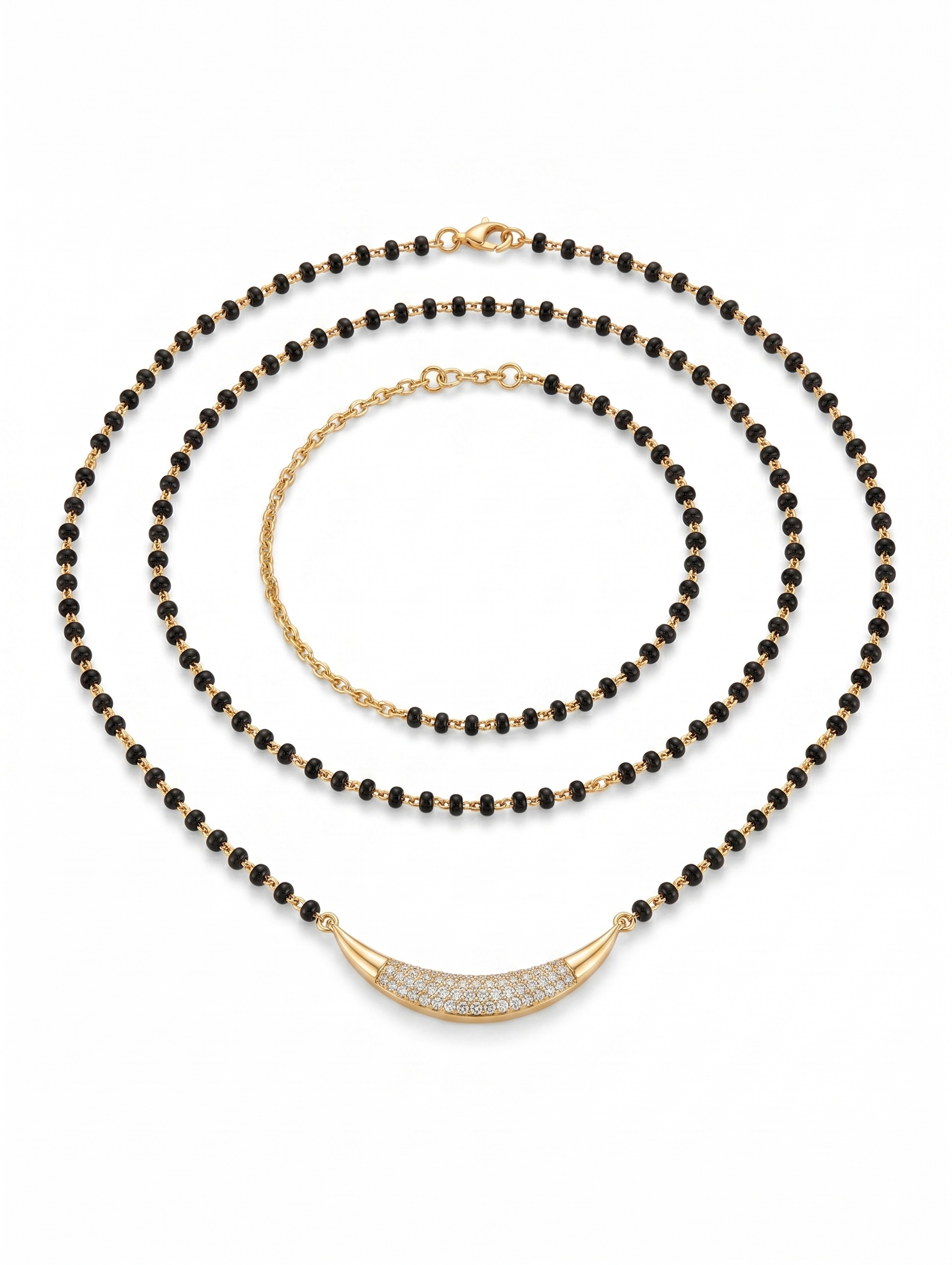 Tara Crescent Modern Mangalsutra