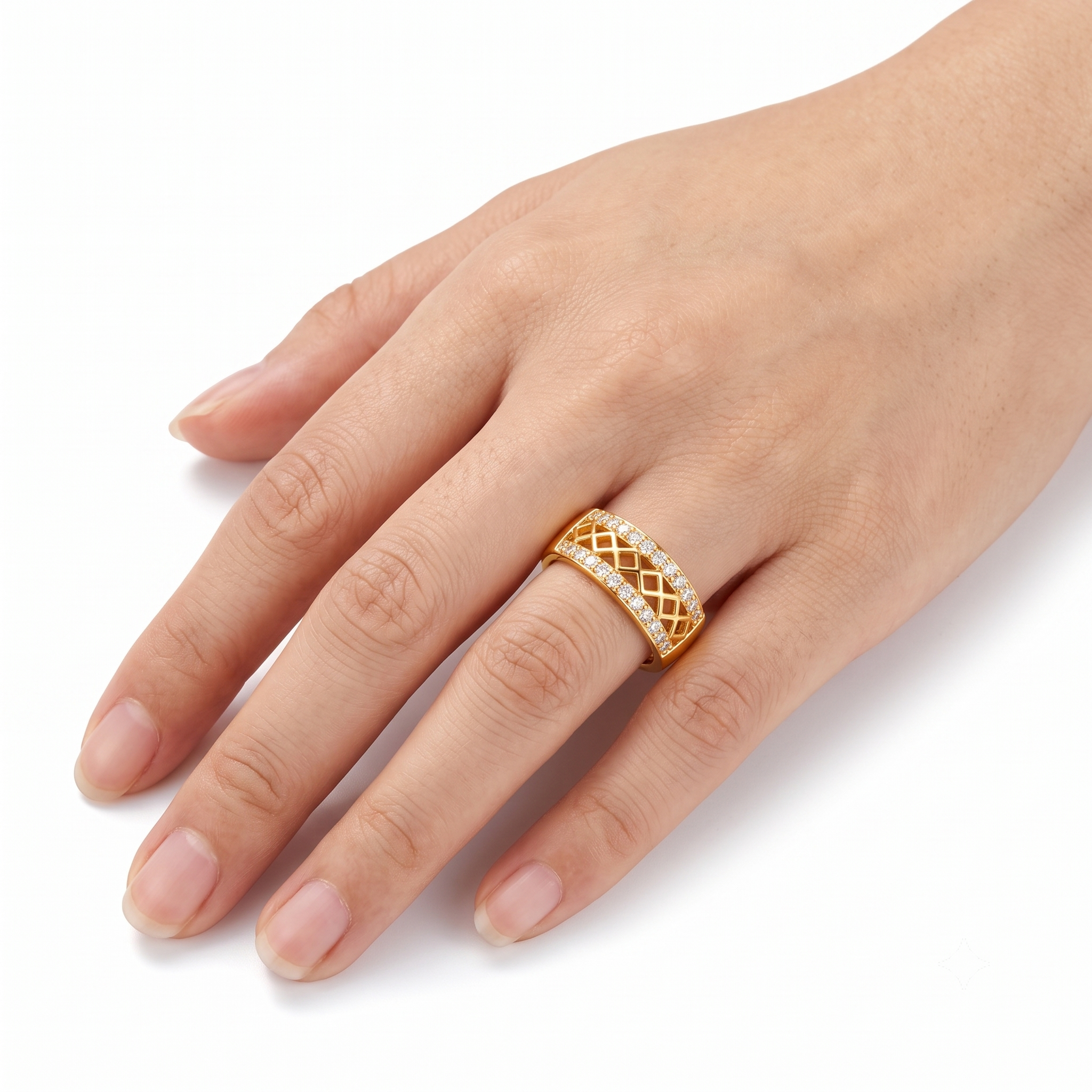 Spark Weave Ring