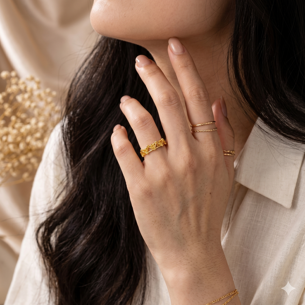 Lakshri Crown Of Elegance Ring
