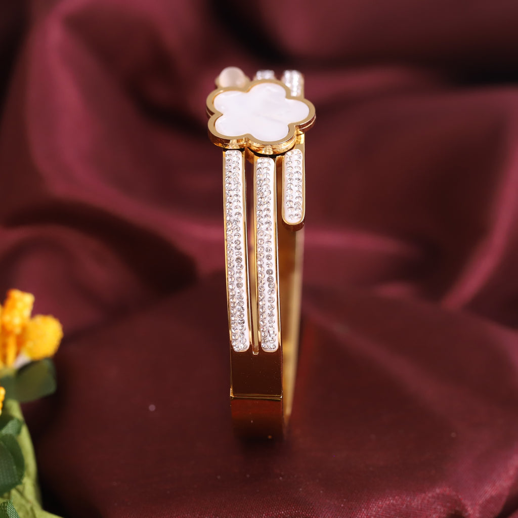 Gold Plated Clover Bracelets