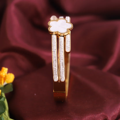 Gold Plated Clover Bracelets