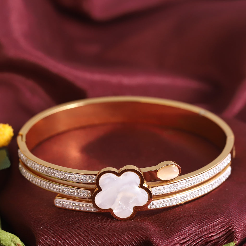 Gold Plated Clover Bracelets