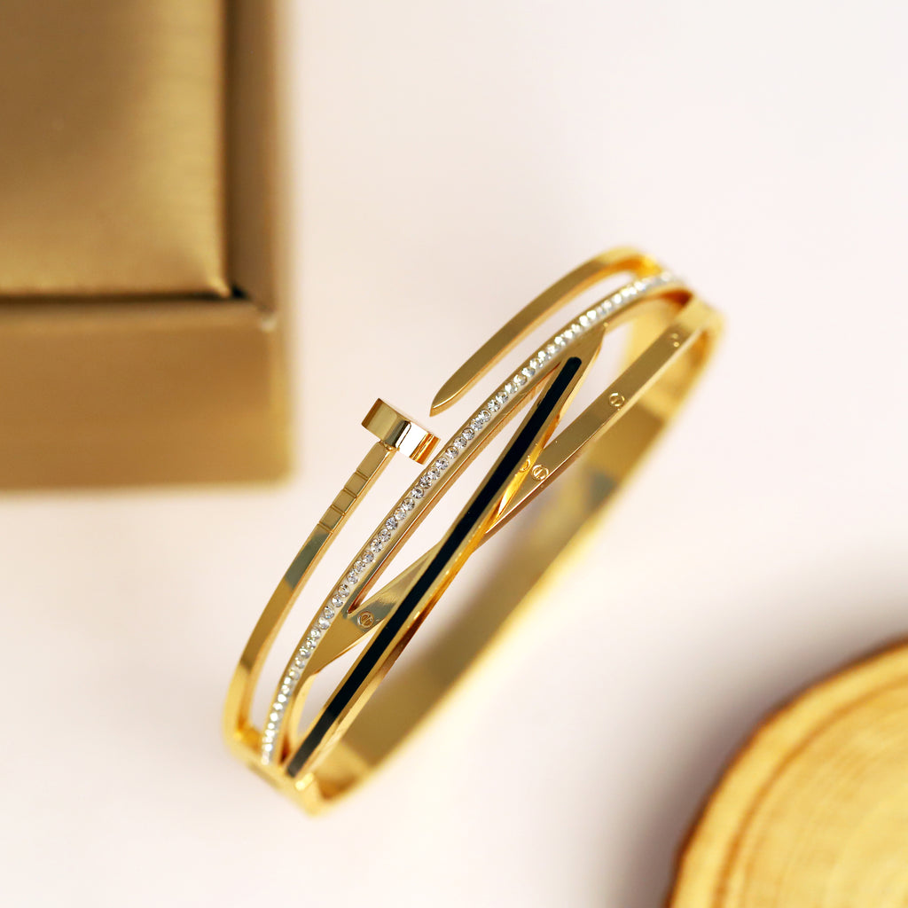 Celeste Sparkle Nail Bangle