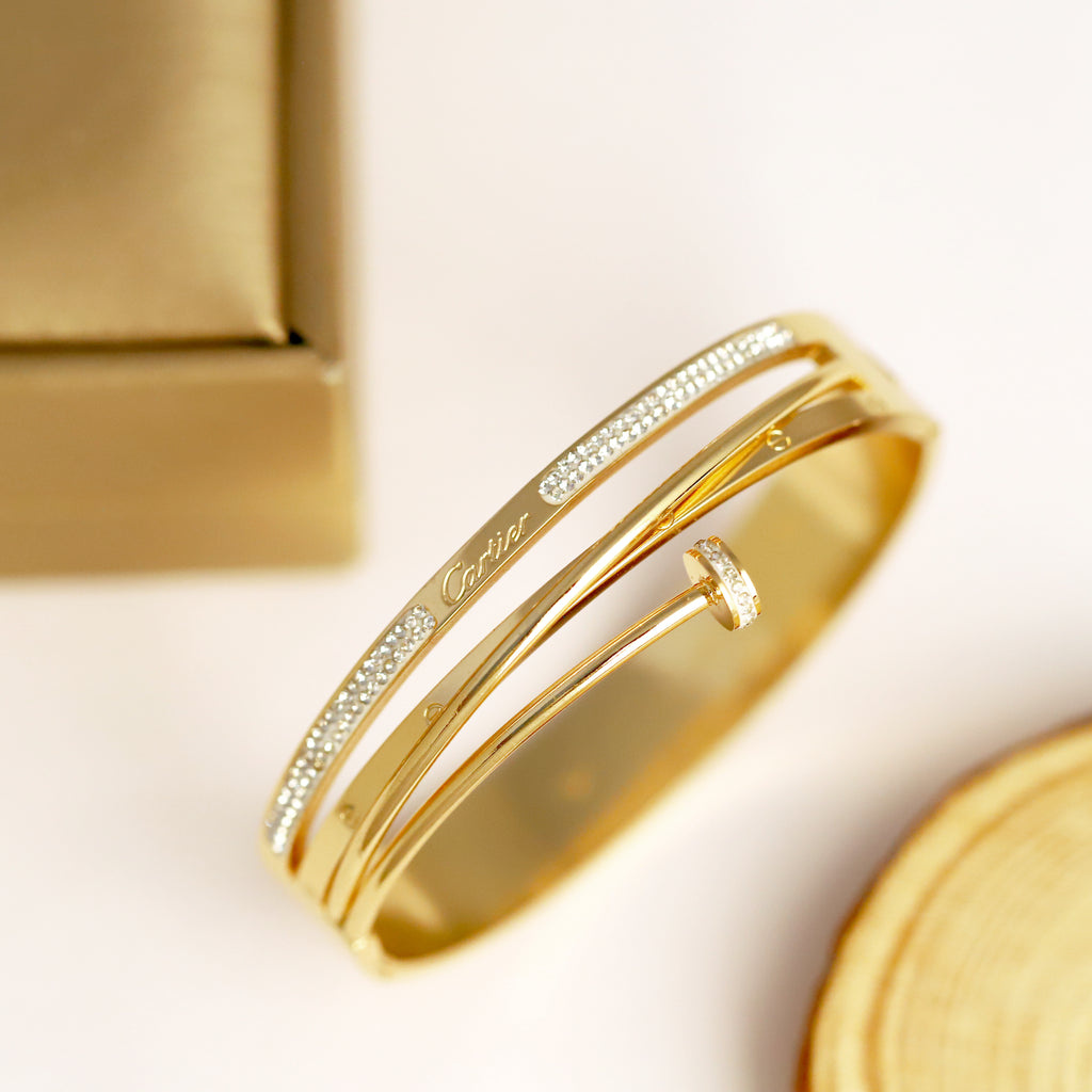 Celeste Sparkle Nail Bangle