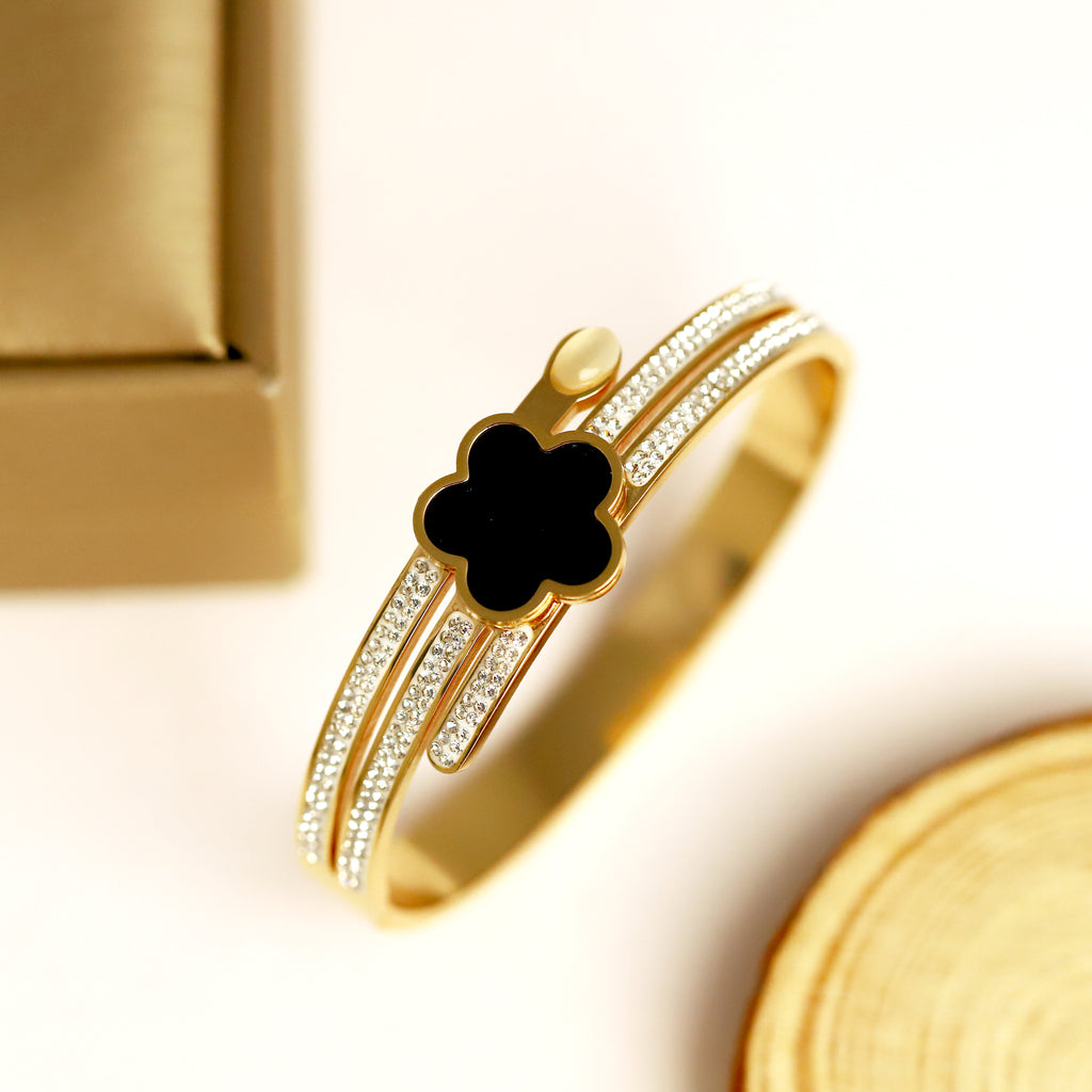 Gold Plated Clover Bracelets