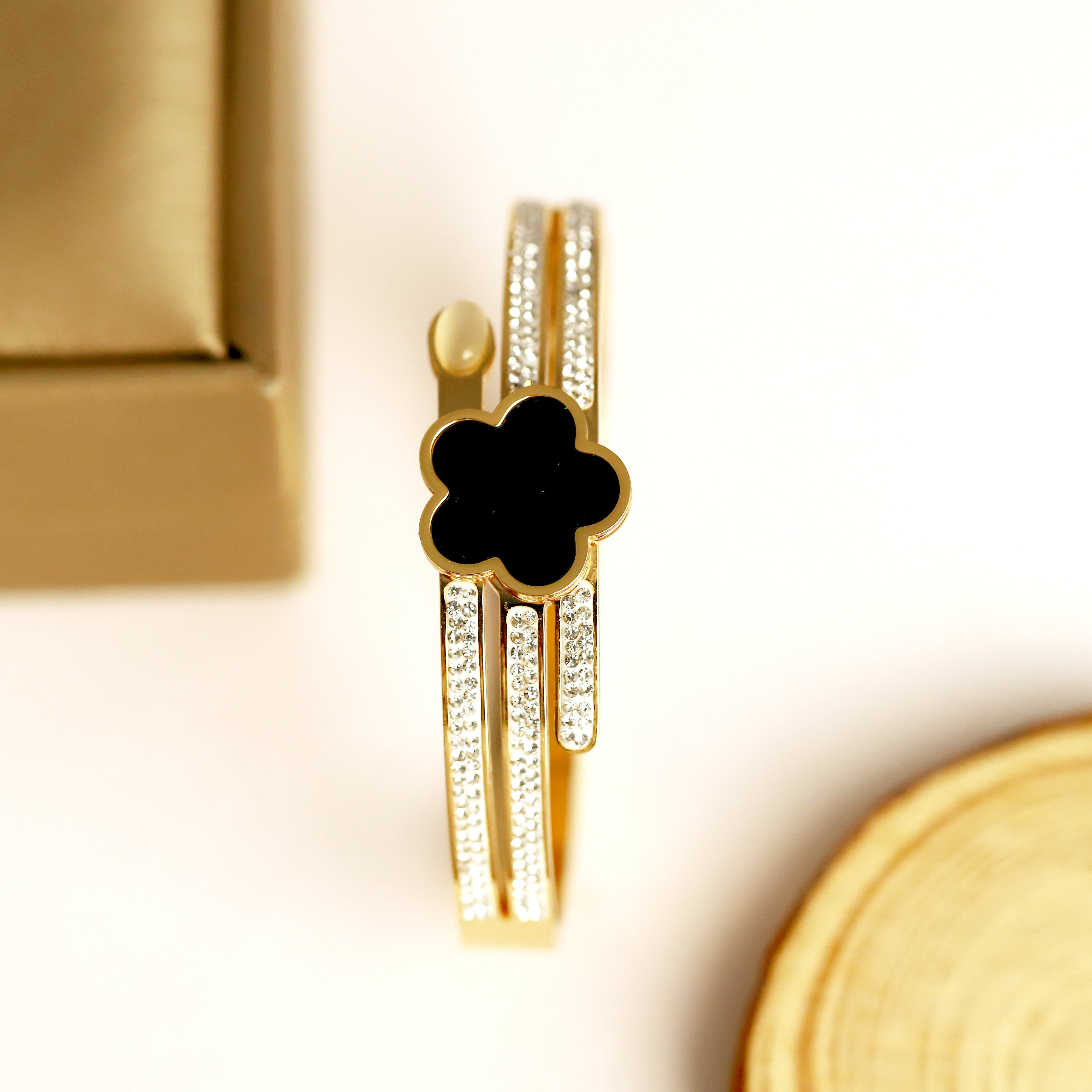 Gold Plated Clover Bracelets