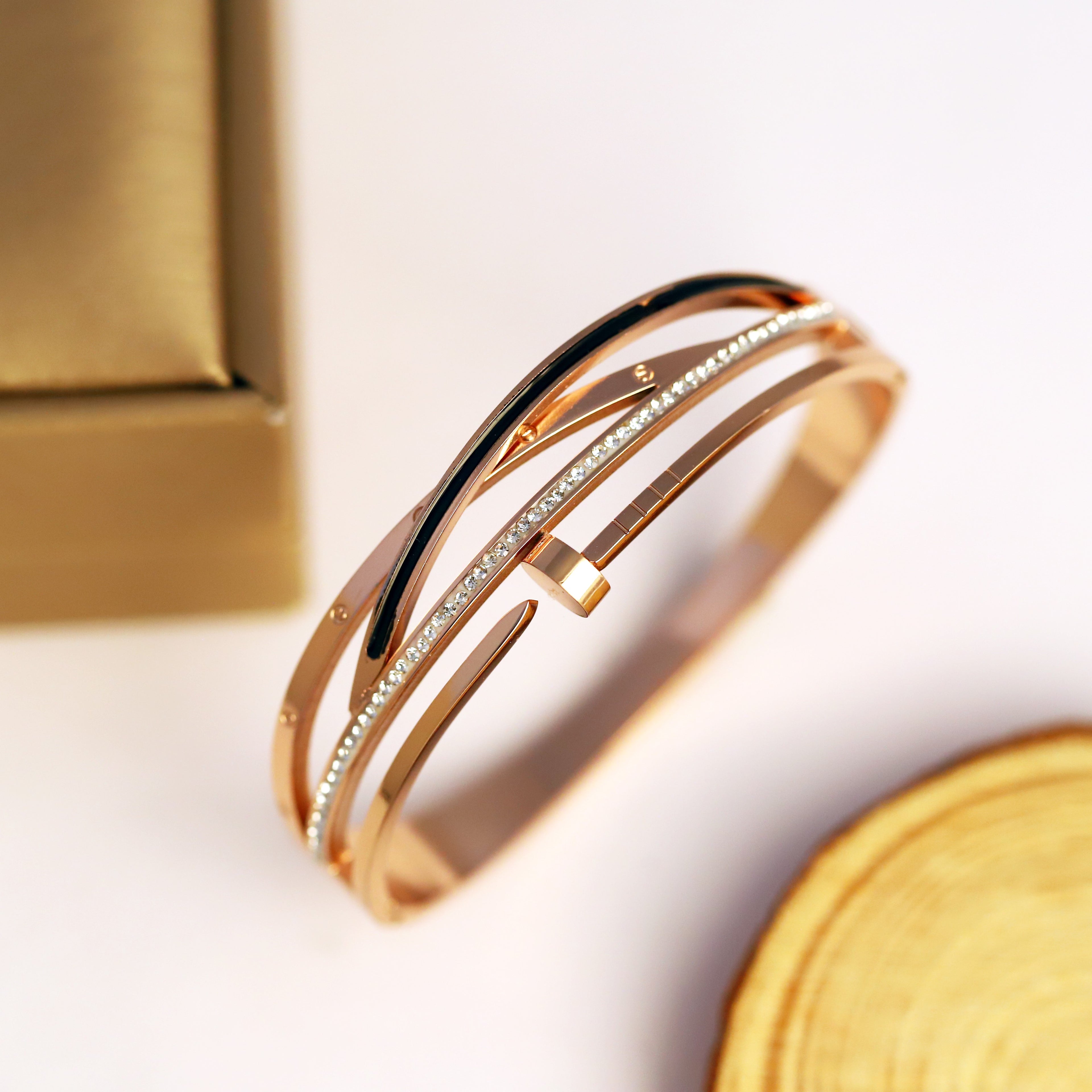 Celeste Sparkle Nail Bangle
